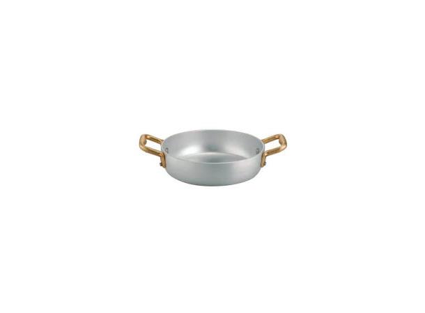 Mini stekepanne i Aluminium Ø140 mm Med 2 messinghåndtak